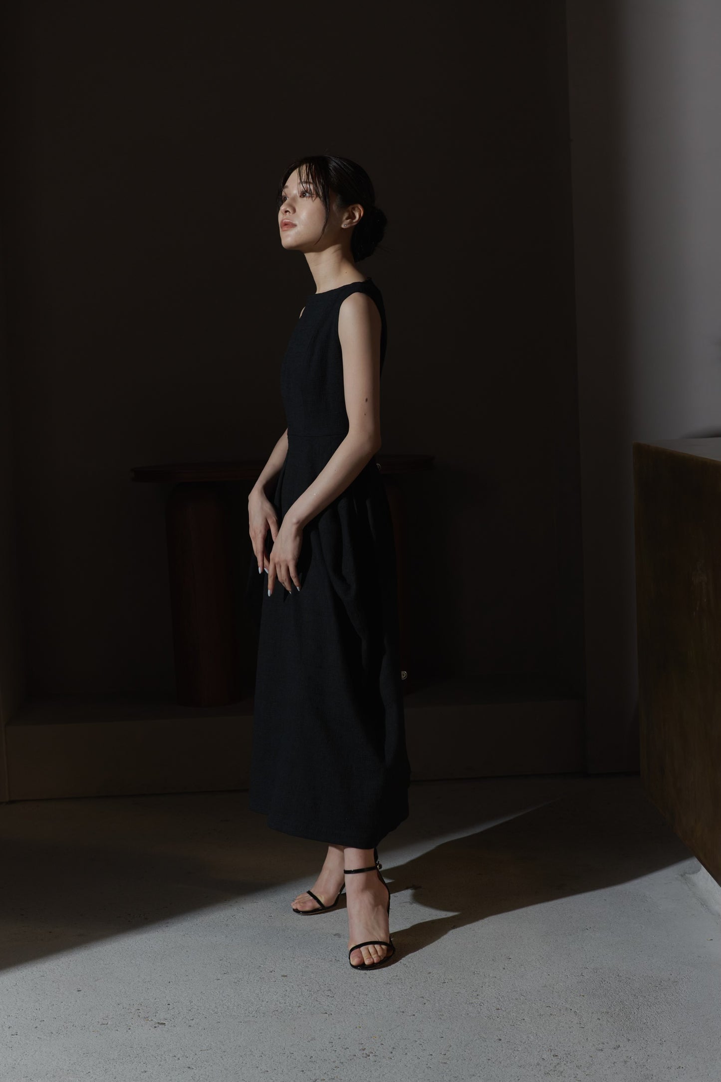 Slab tweed Cocoon Dress