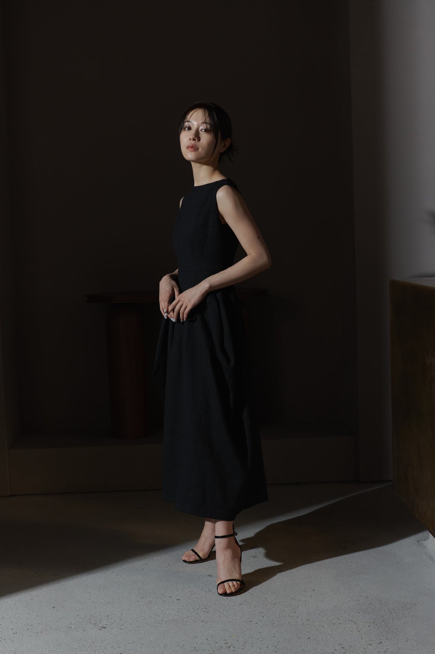 Slab tweed Cocoon Dress