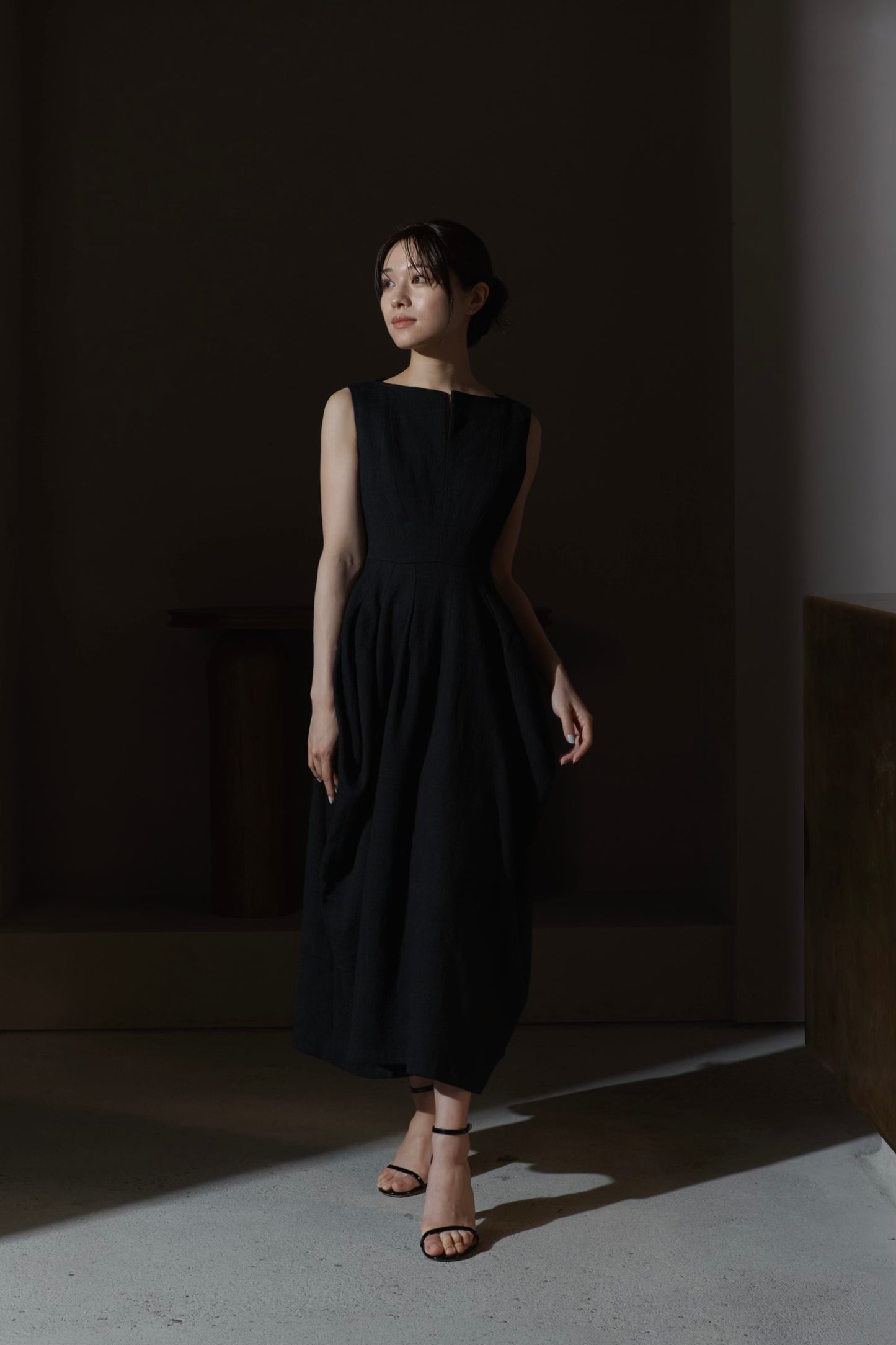 Slab tweed Cocoon Dress