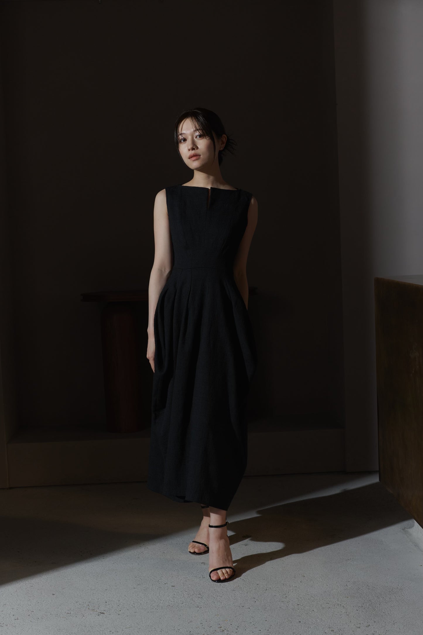 Slab tweed Cocoon Dress