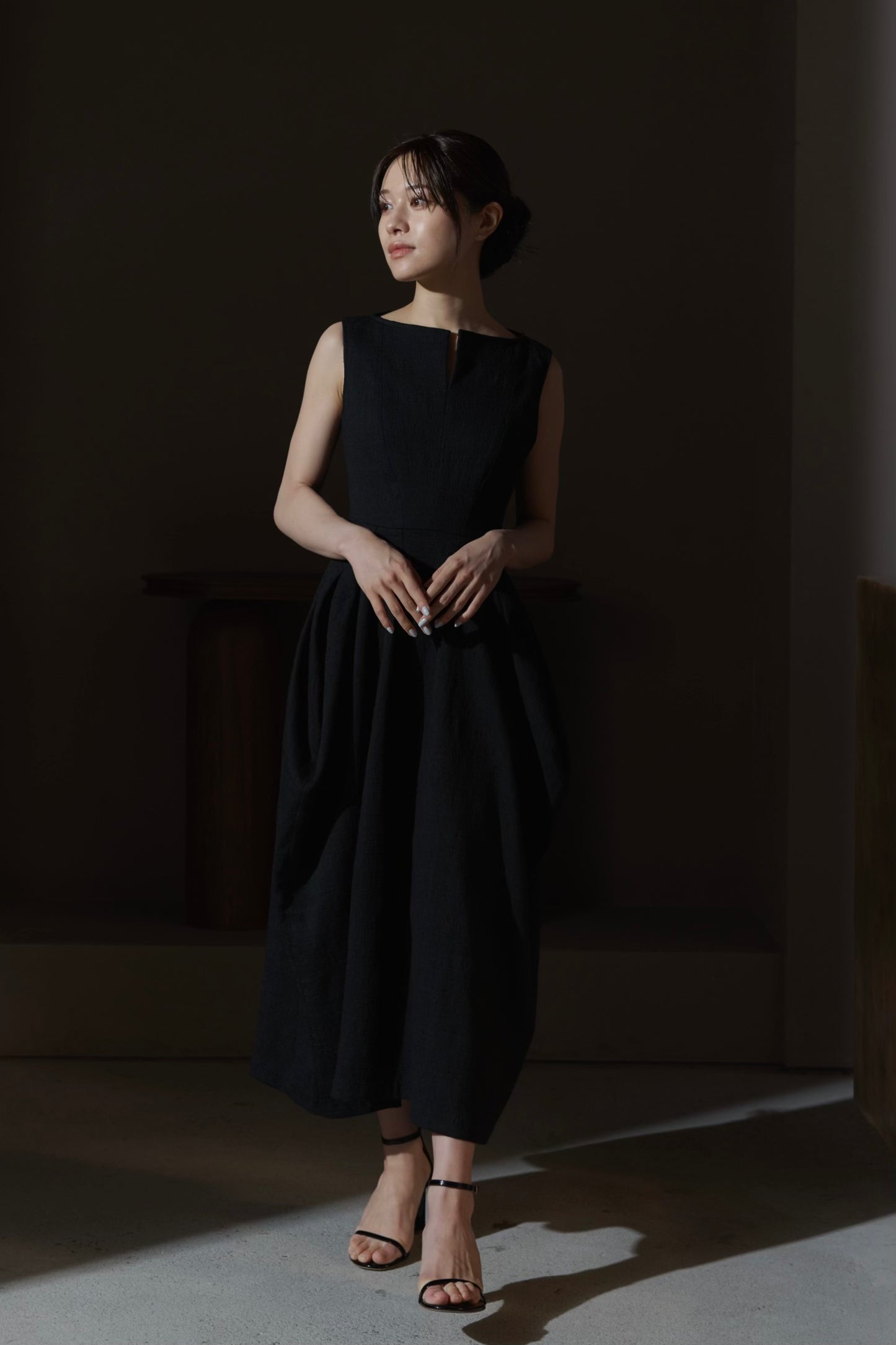 Slab tweed Cocoon Dress