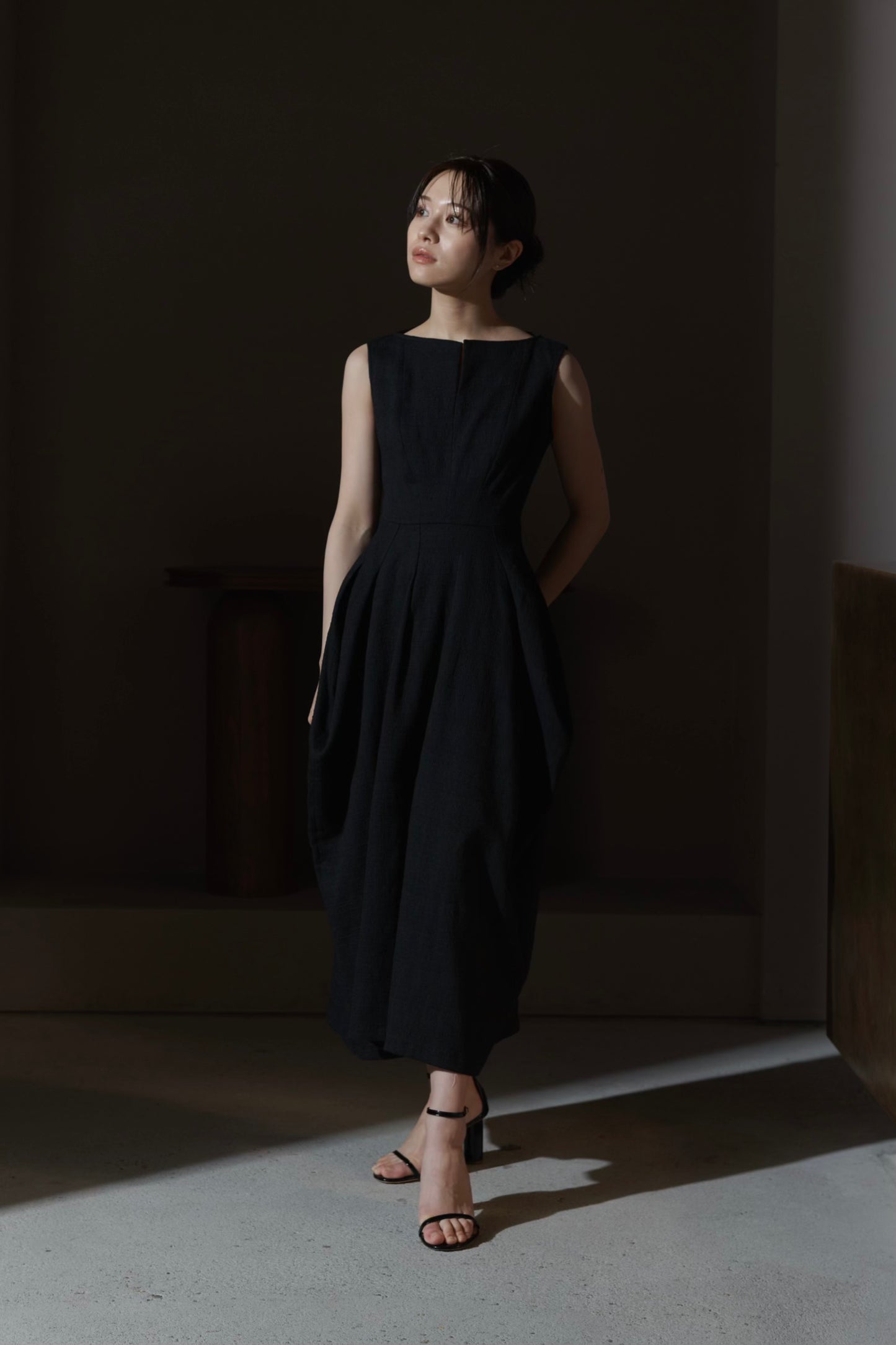Slab tweed Cocoon Dress