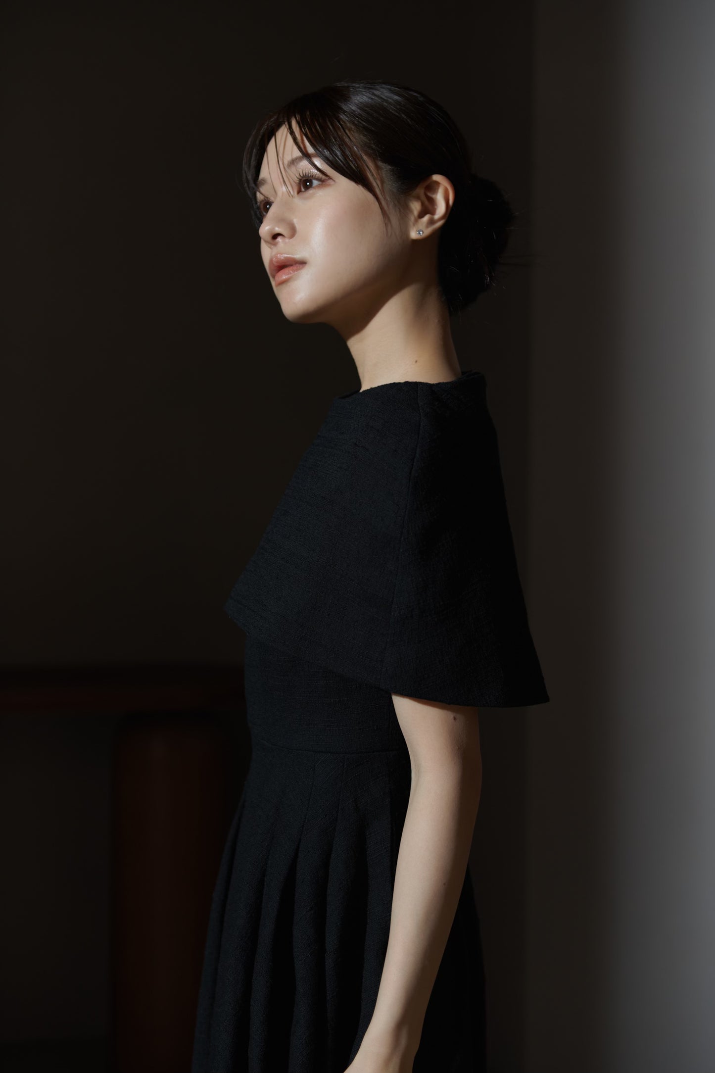 Slab tweed Cocoon Dress