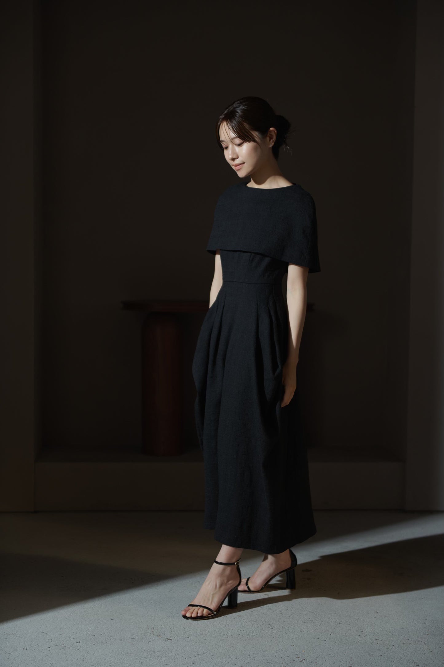 Slab tweed Cocoon Dress