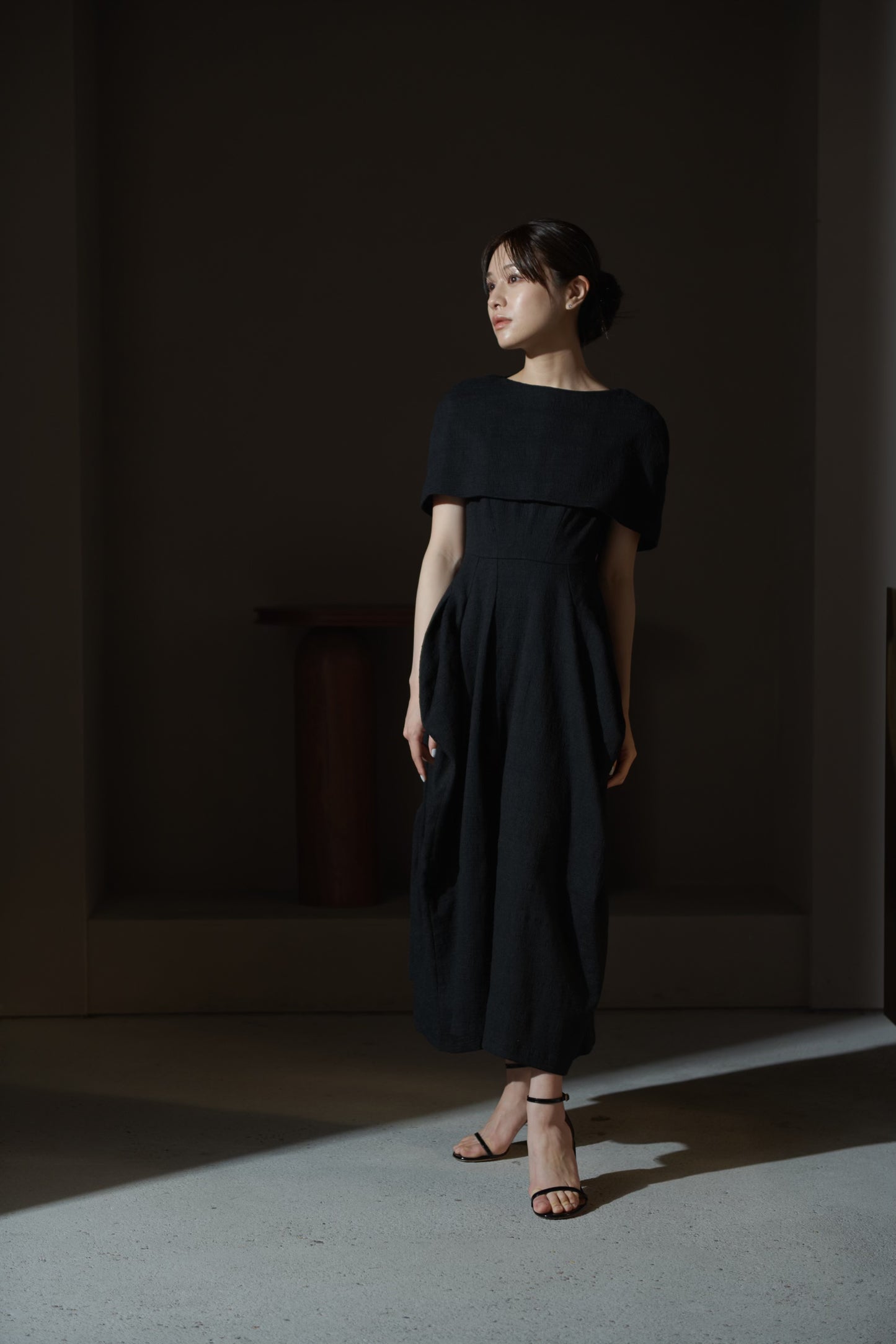 Slab tweed Cocoon Dress
