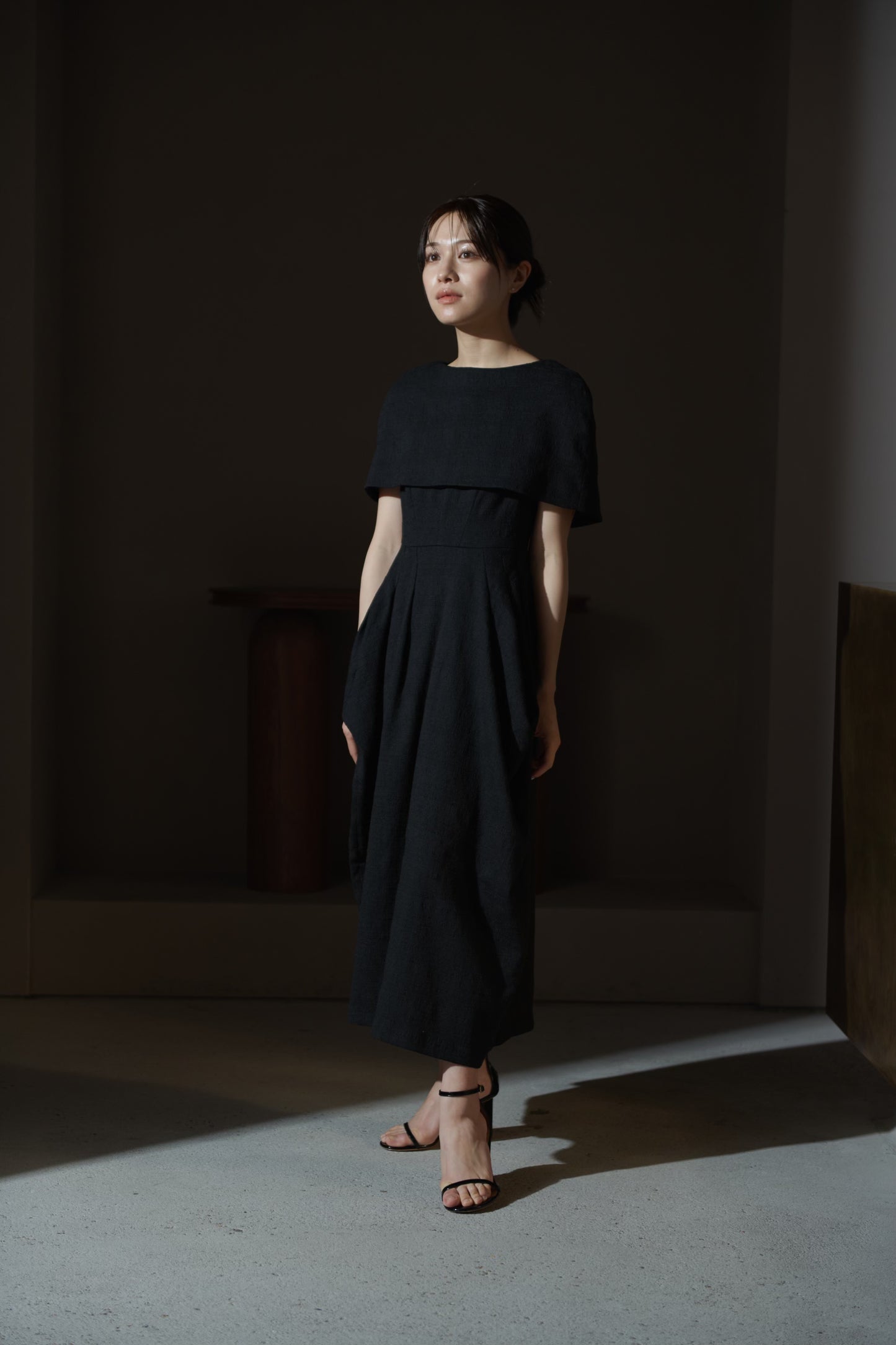 Slab tweed Cocoon Dress