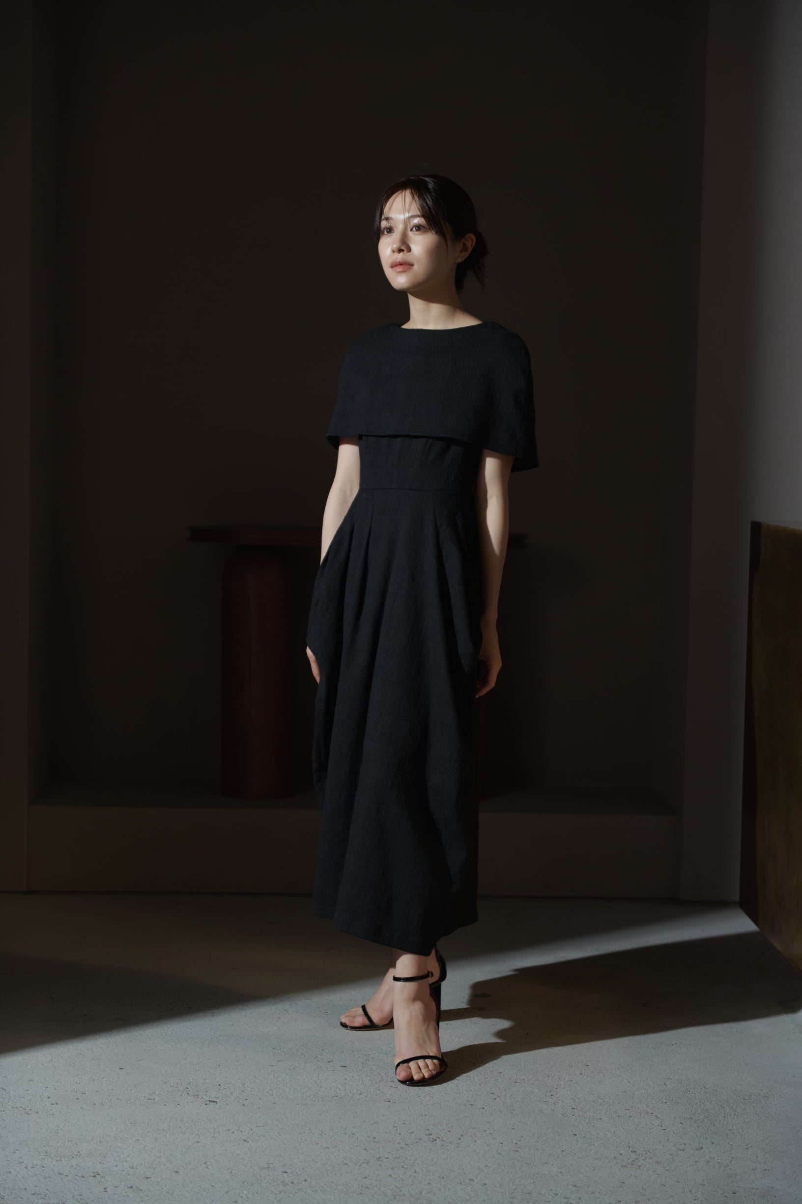 Slab tweed Cocoon Dress