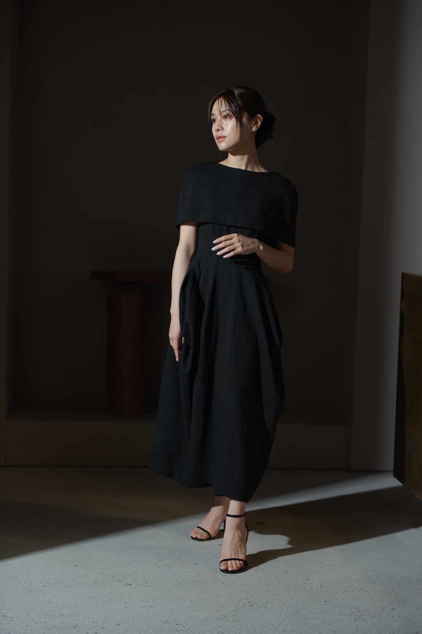 Slab tweed Cocoon Dress