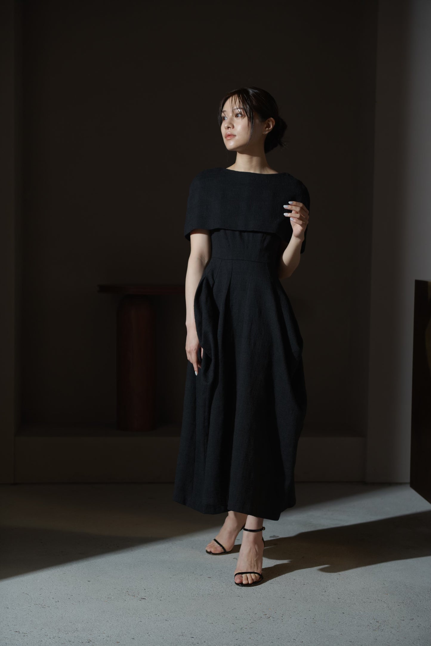 Slab tweed Cocoon Dress
