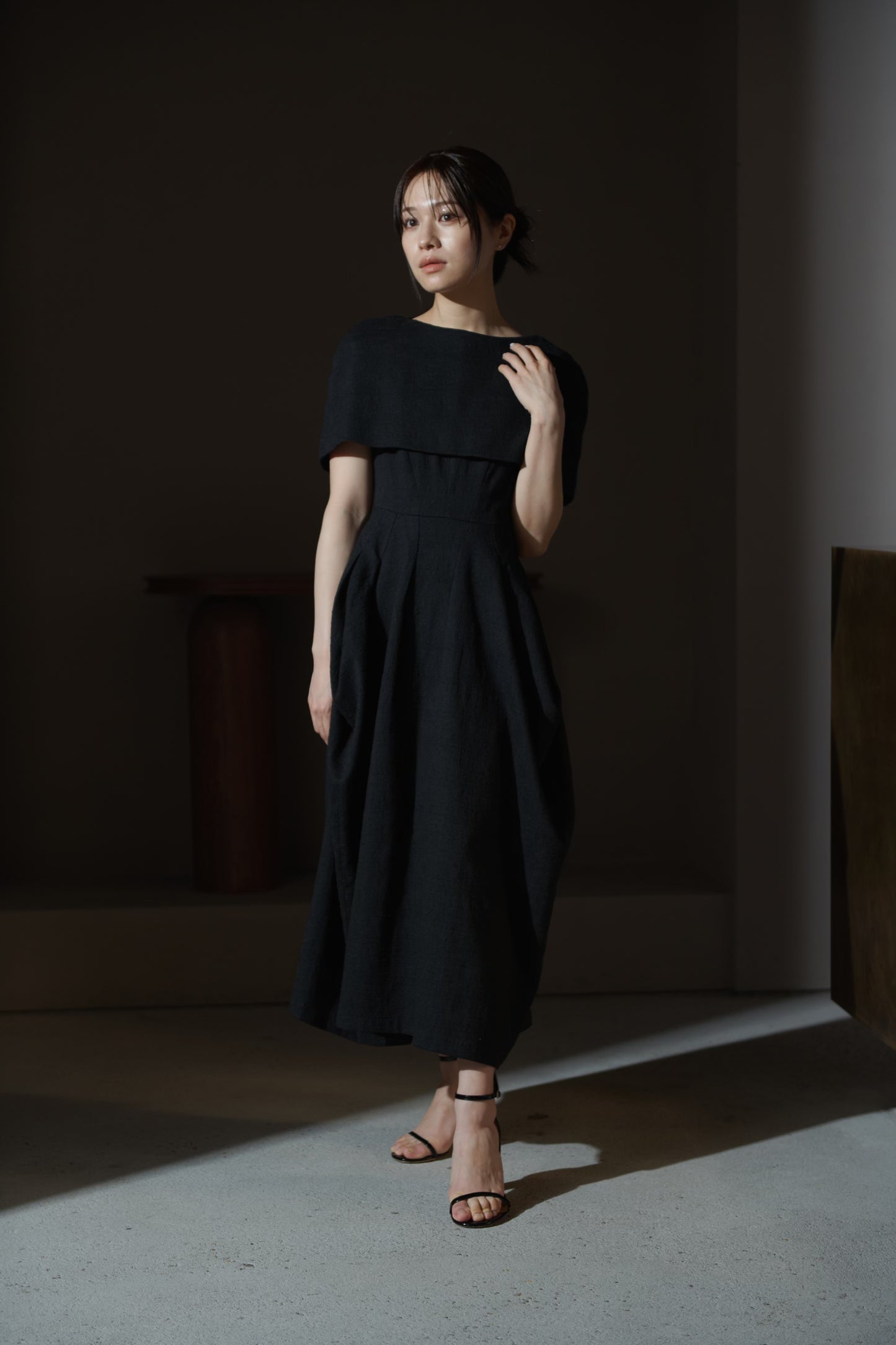 Slab tweed Cocoon Dress