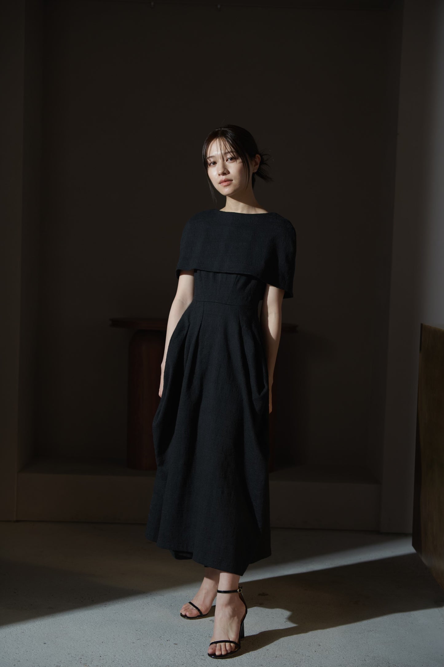 Slab tweed Cocoon Dress