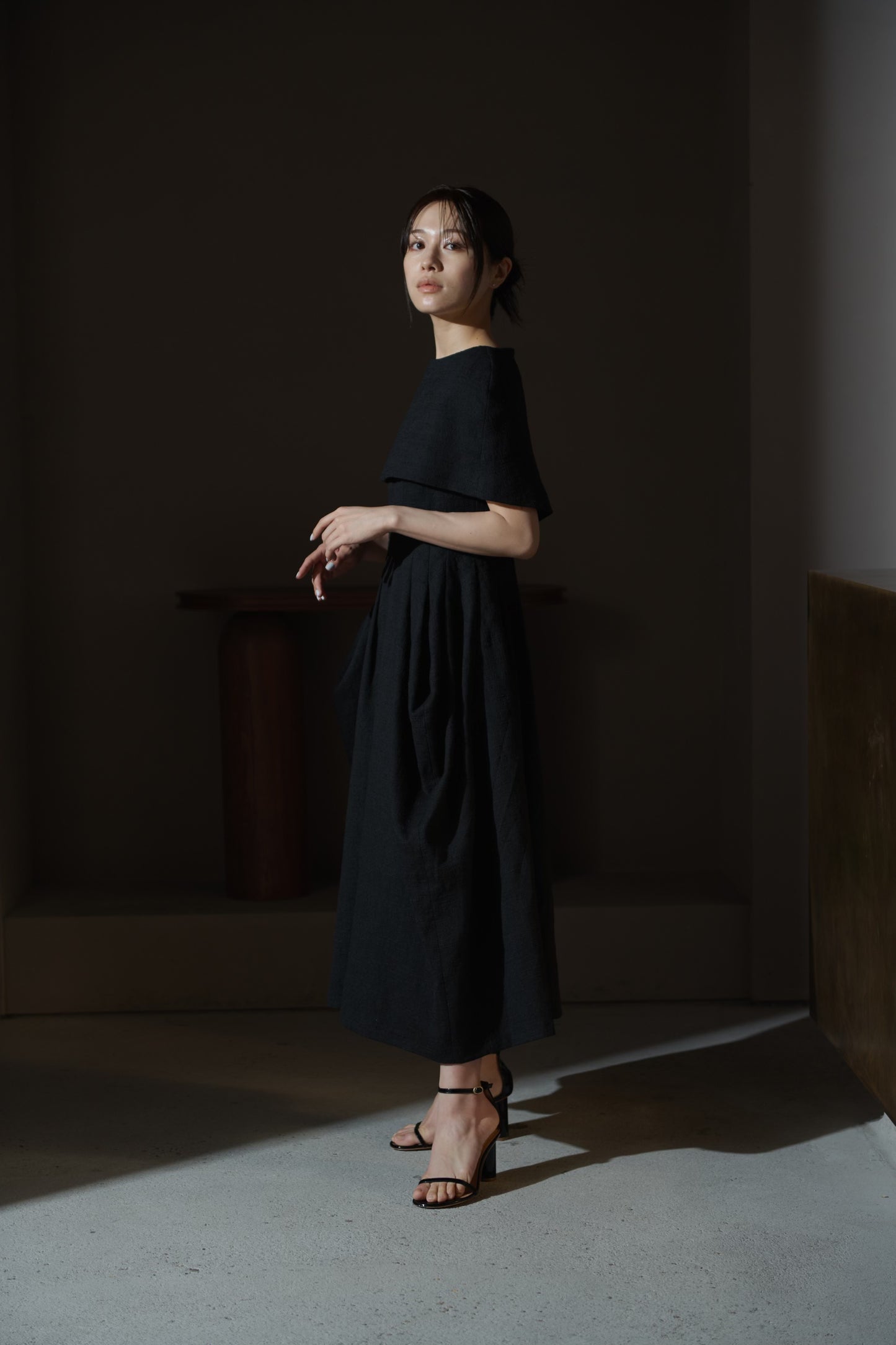 Slab tweed Cocoon Dress
