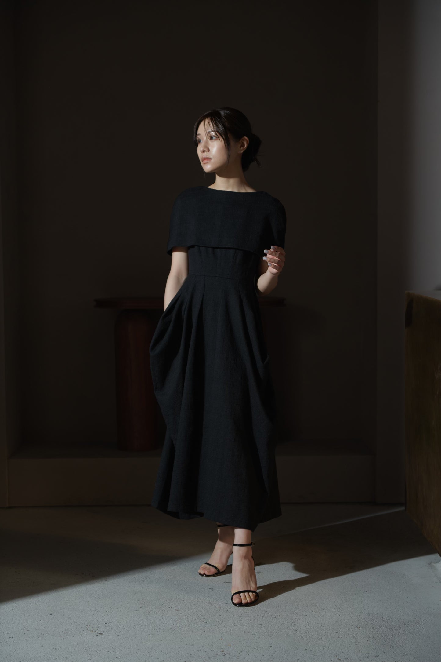 Slab tweed Cocoon Dress