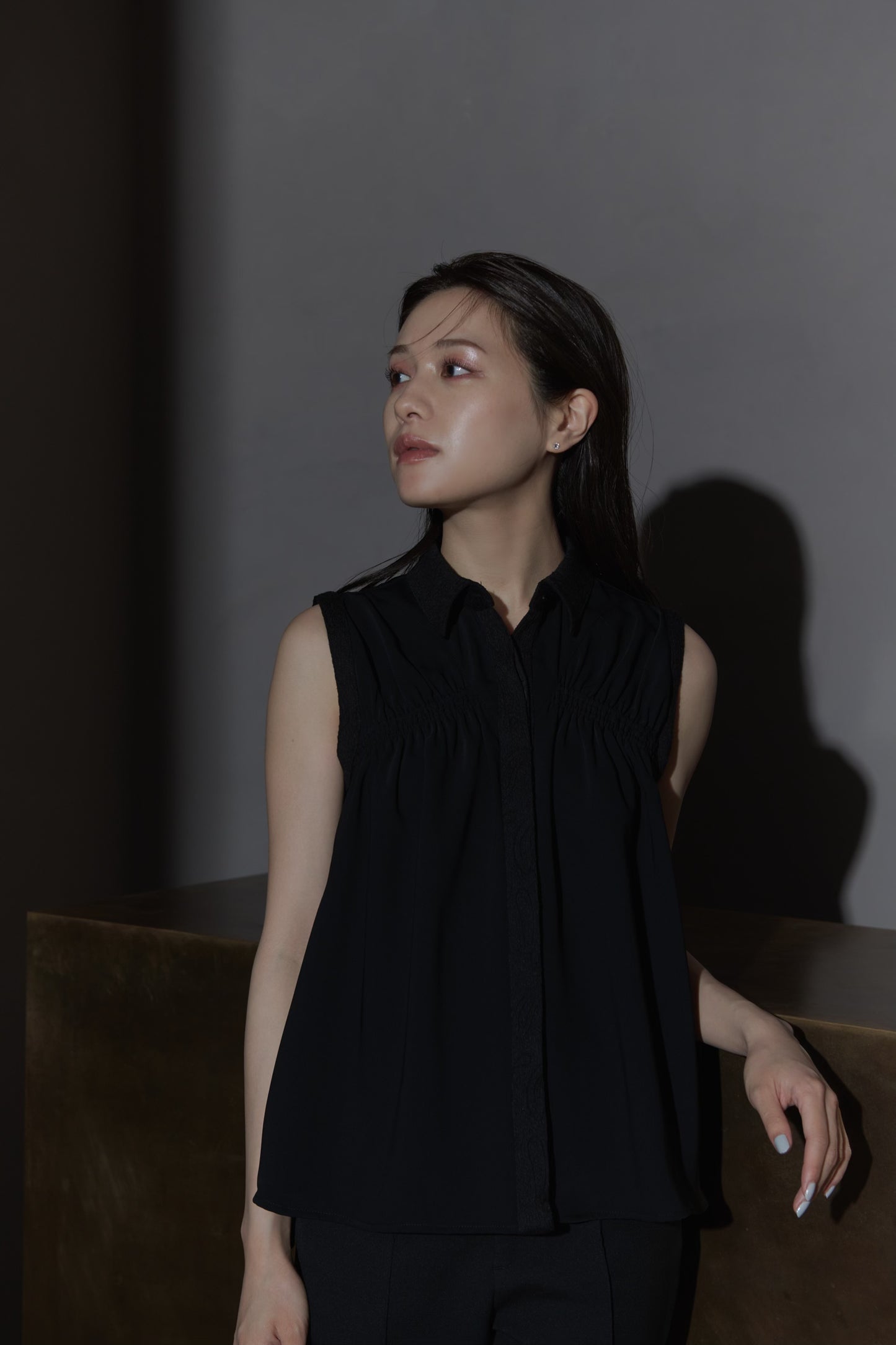 Jacquard Docking Blouse