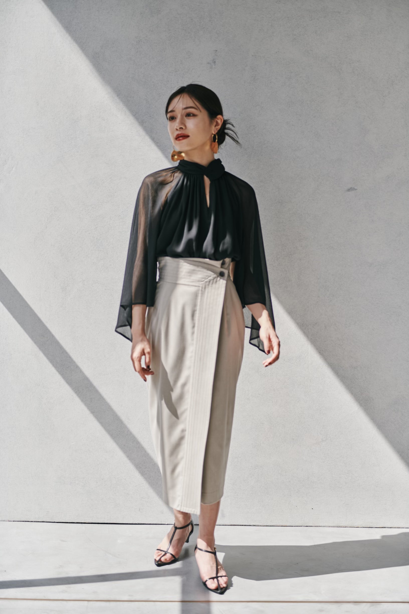 Pencil Wrap Skirt