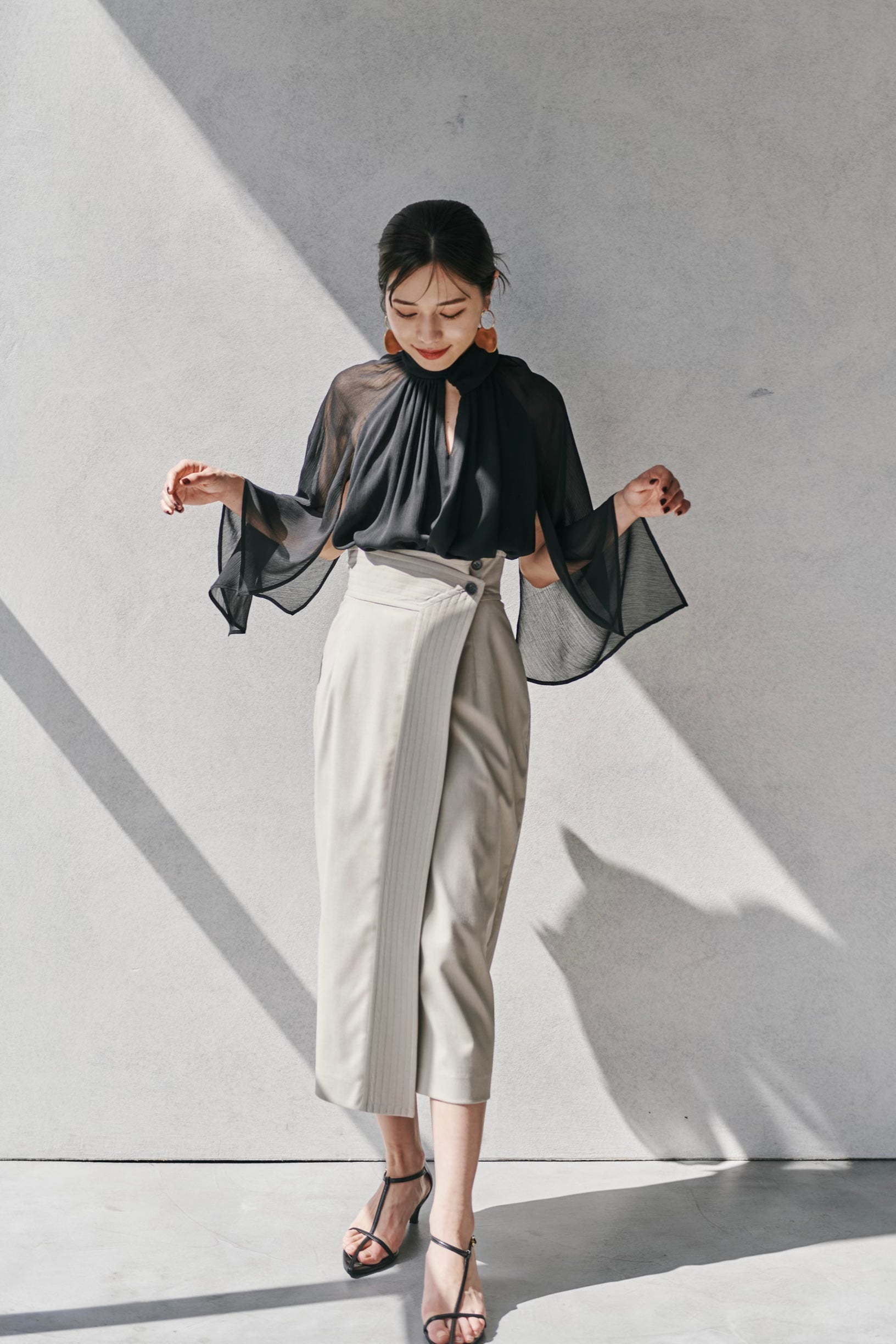 Pencil Wrap Skirt