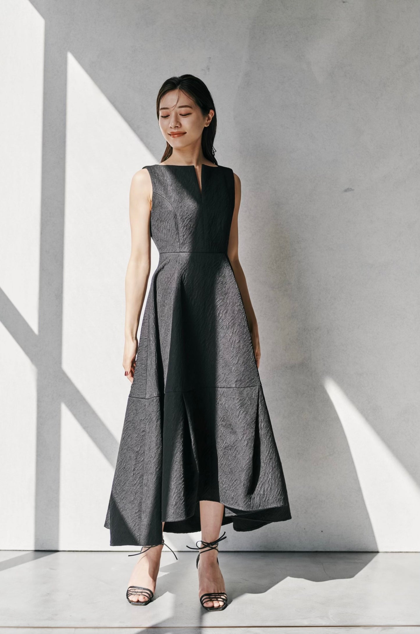 Keyneck Jacquard Dress