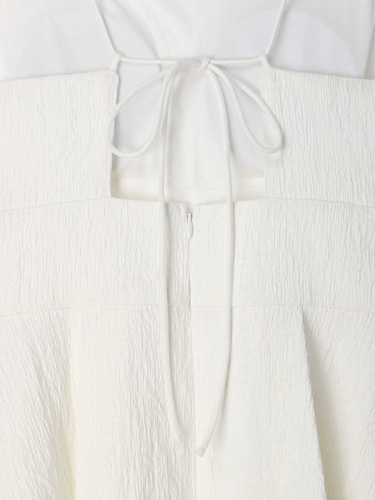 Open Back Jacquard Dress