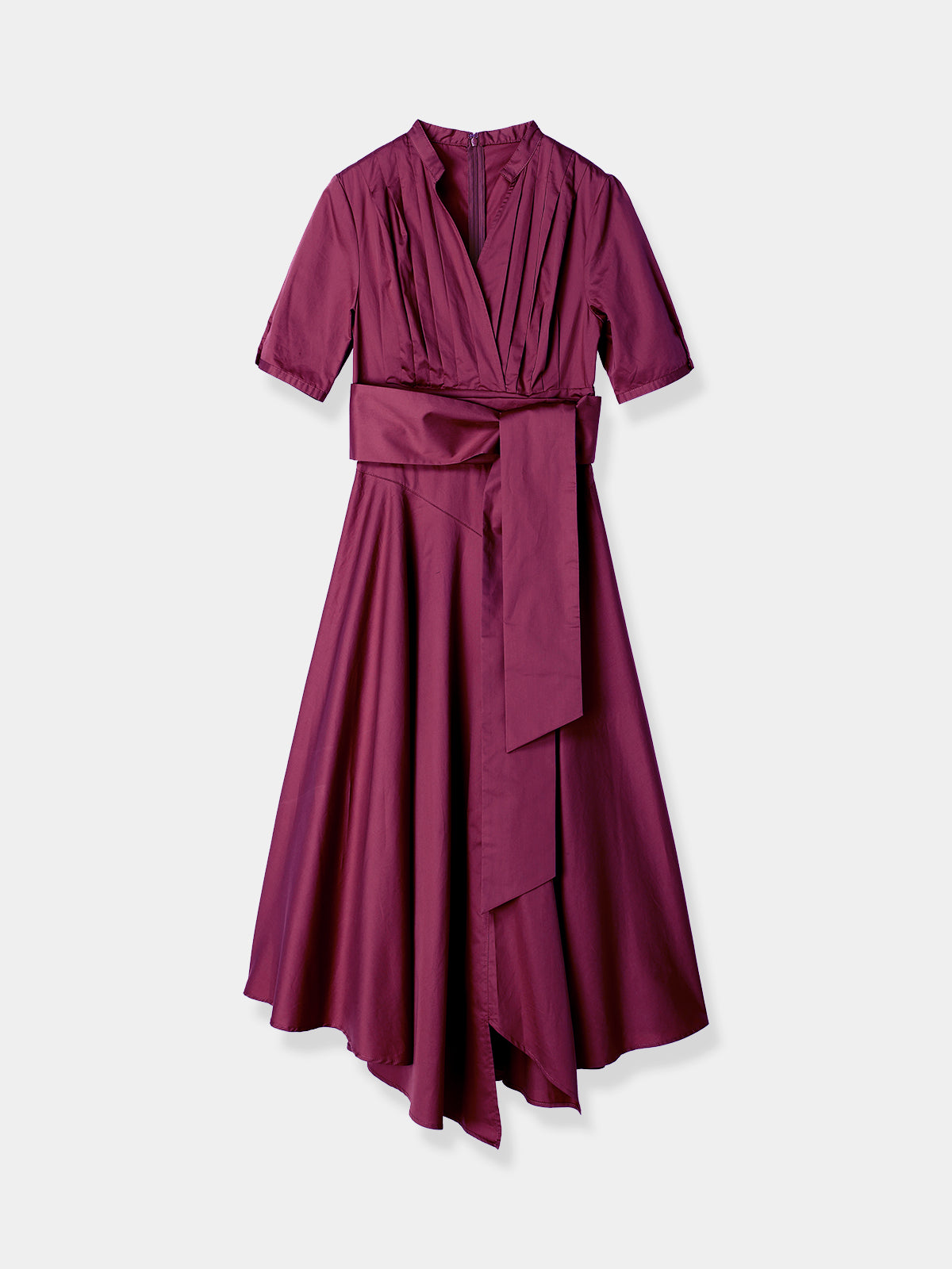 Irregular hem Shirt Dress