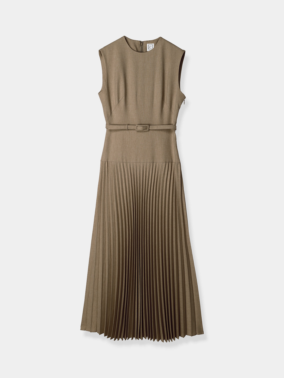 Belted Pleats Dress