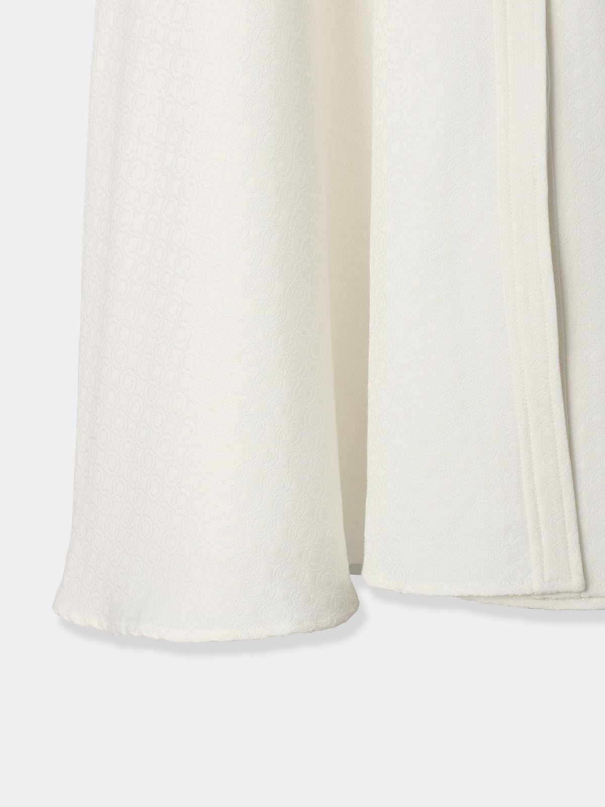 Belted Jacquard Dress