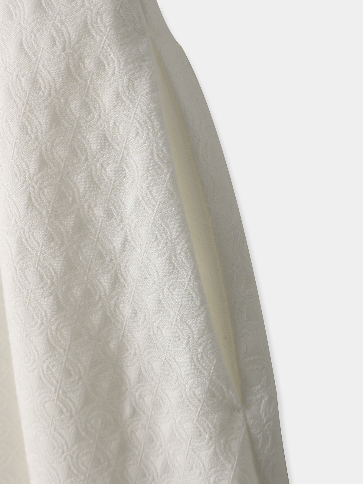 Belted Jacquard Dress