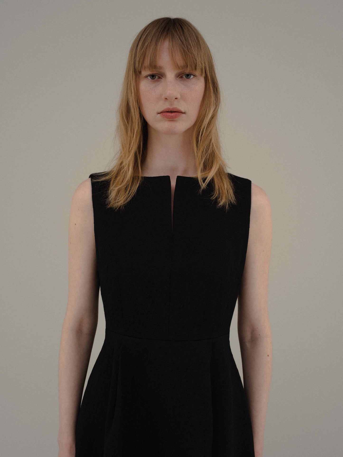 Keyneck Jacquard Dress