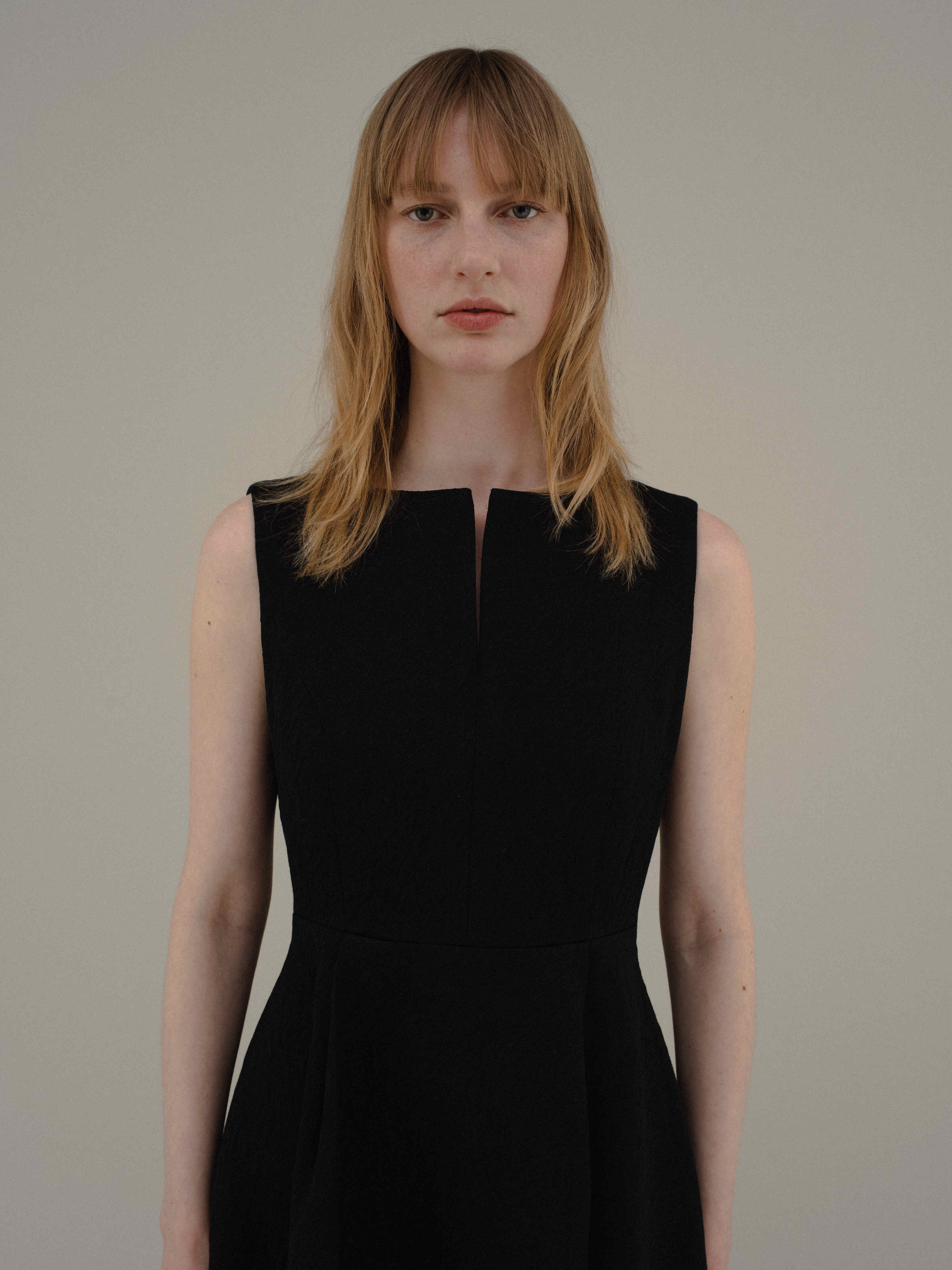 Keyneck Jacquard Dress
