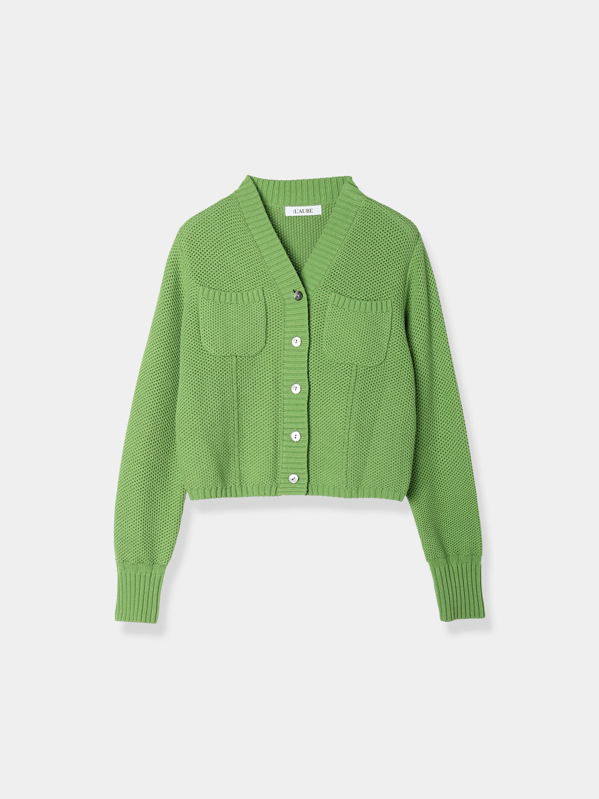 Basket Knit Cardigan – L 