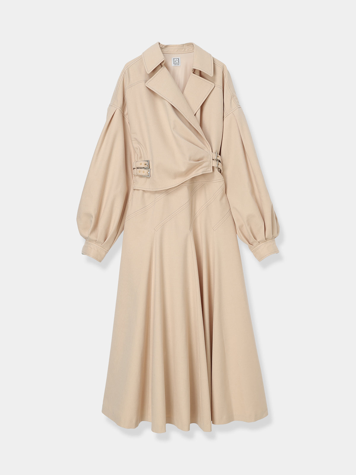 Asymmetric Side Buckle Dress