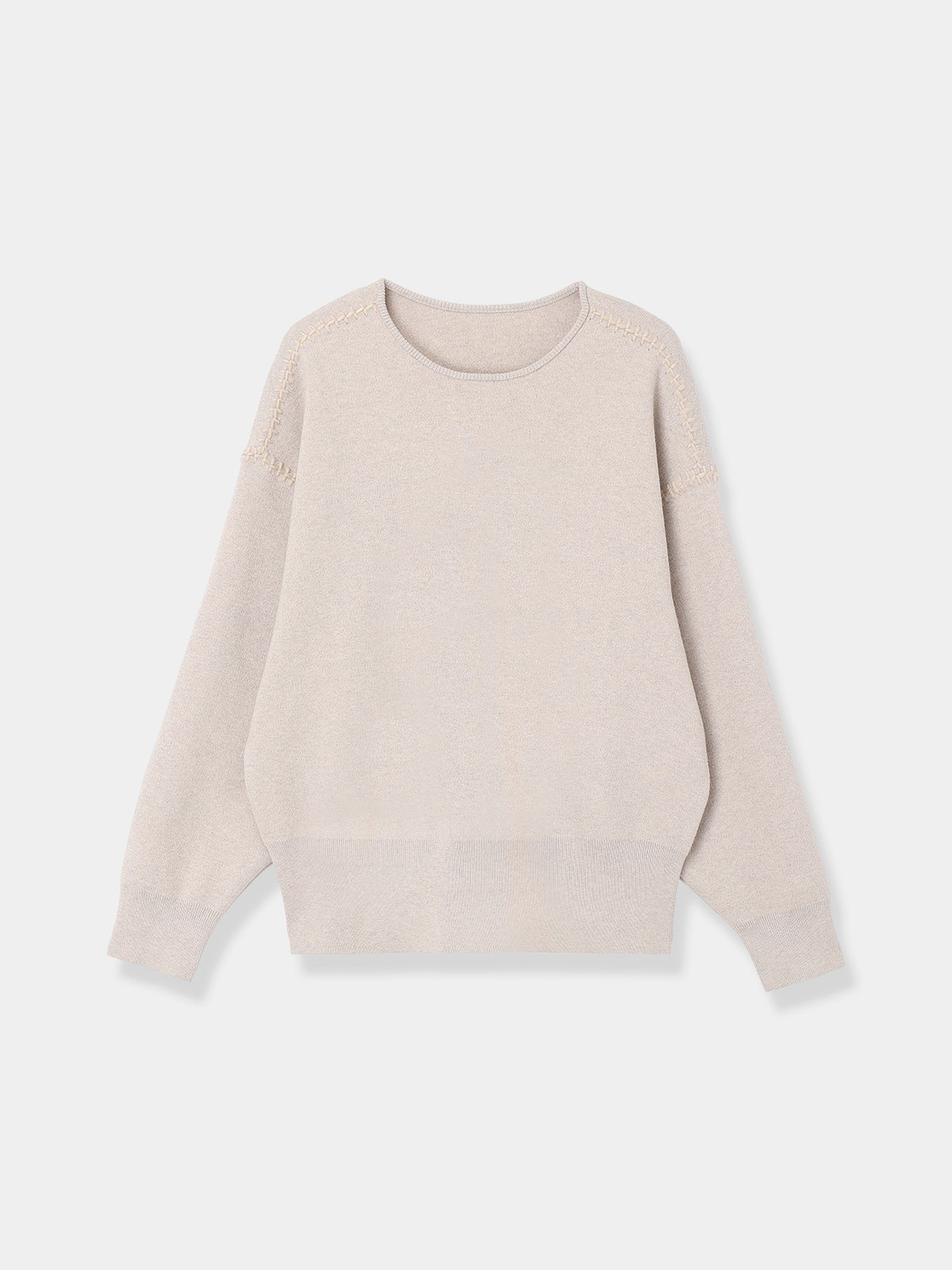 Contrast Stitch Oversized Knit