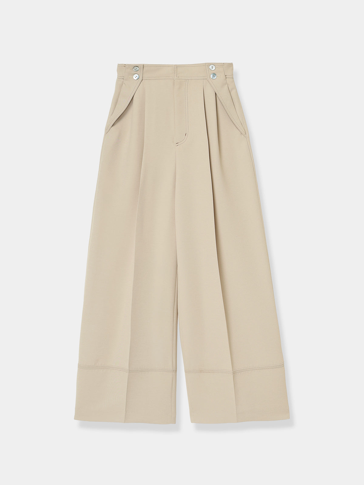 【ローブブラン】Architect Volume Wide Pants Architect Volume Wide Pants