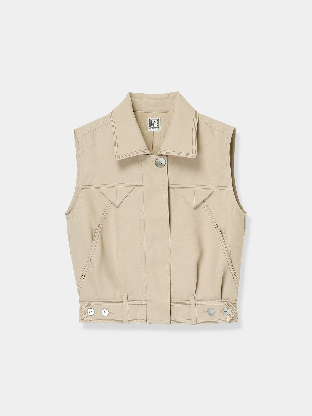 Architect Zip Compact Top – L'AUBE BLANC