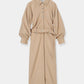 Belted Wool Shirt Dress