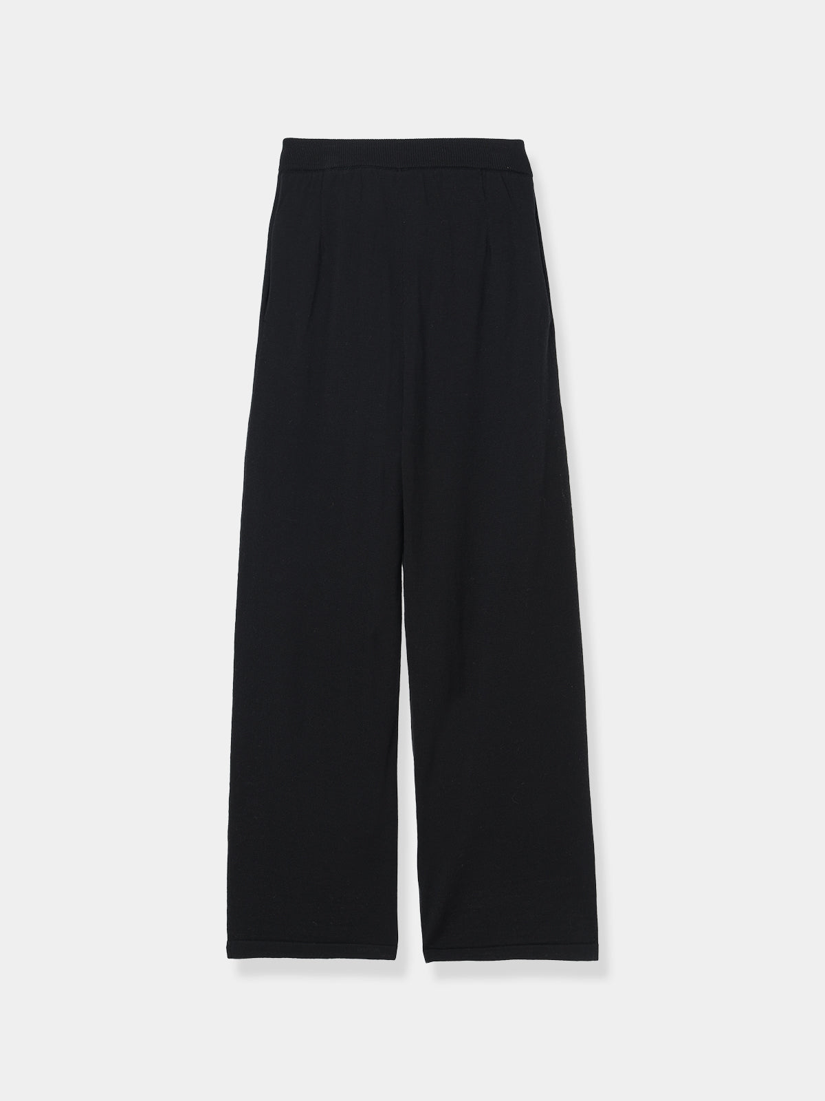 Structured Tuck Wide Pants