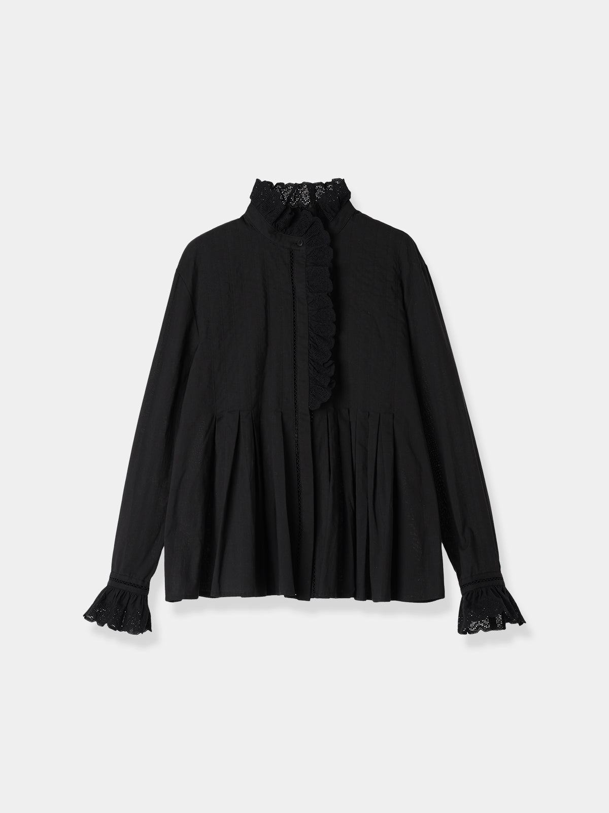 laubeblanc ブラウスGeometric Lace Blouse