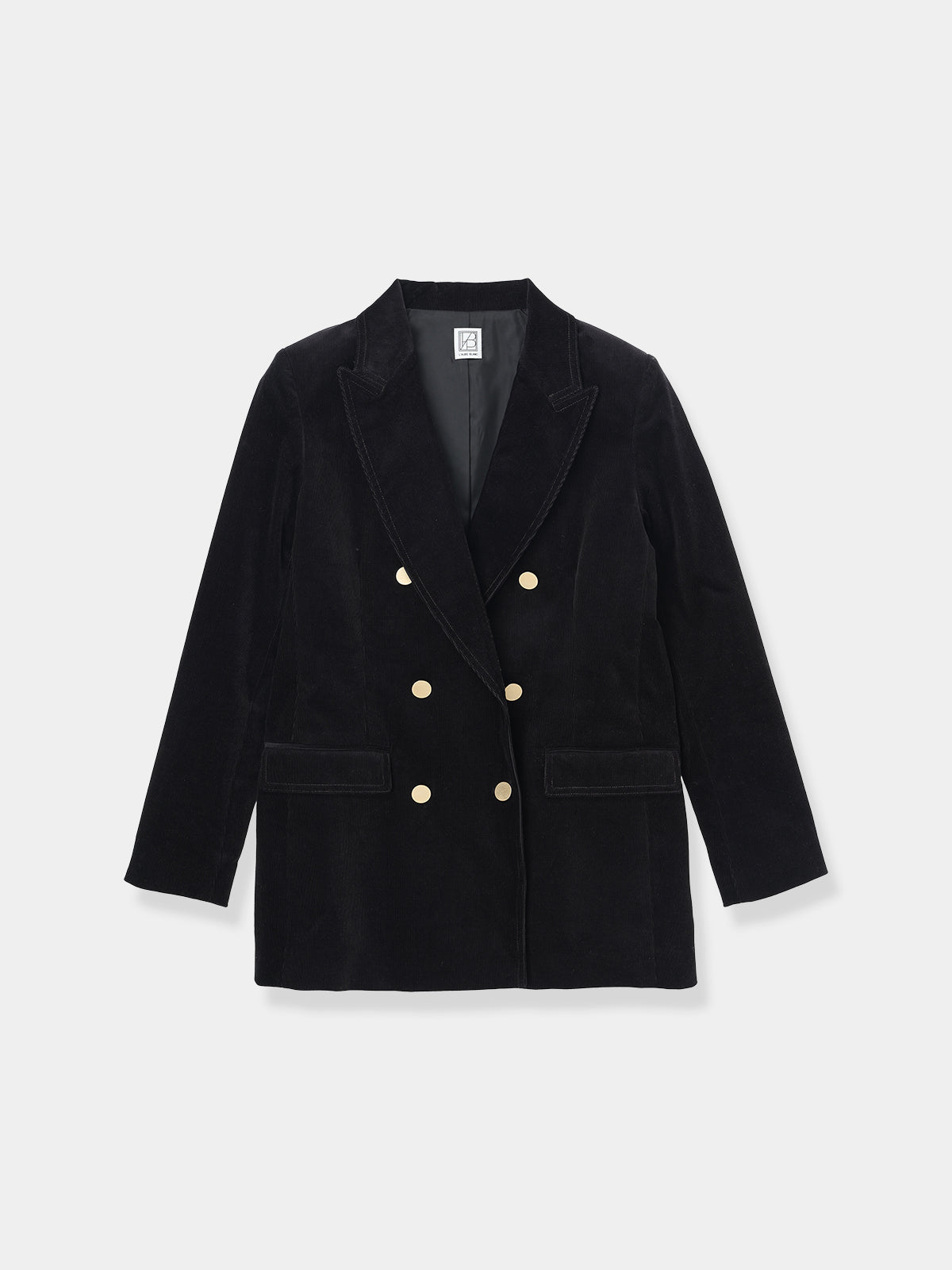 Double-breasted Corduroy Jacket – L'AUBE BLANC