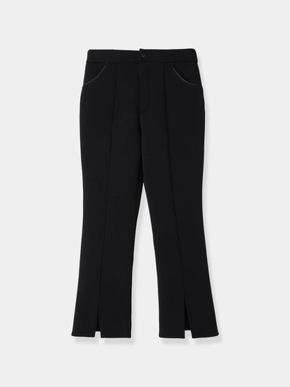 Double Knit Center Slit Pants