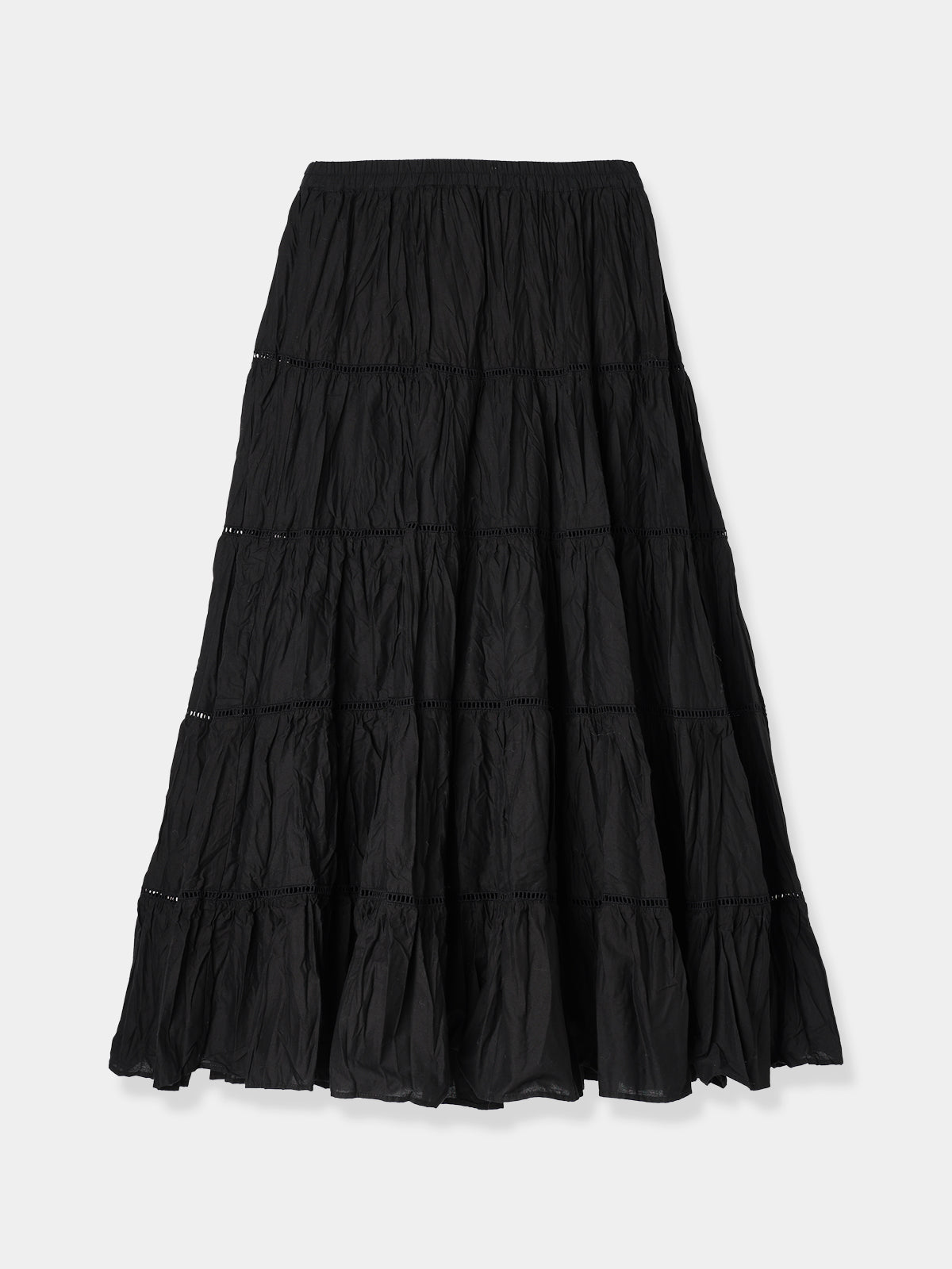 Cotton Tiered skirt – L