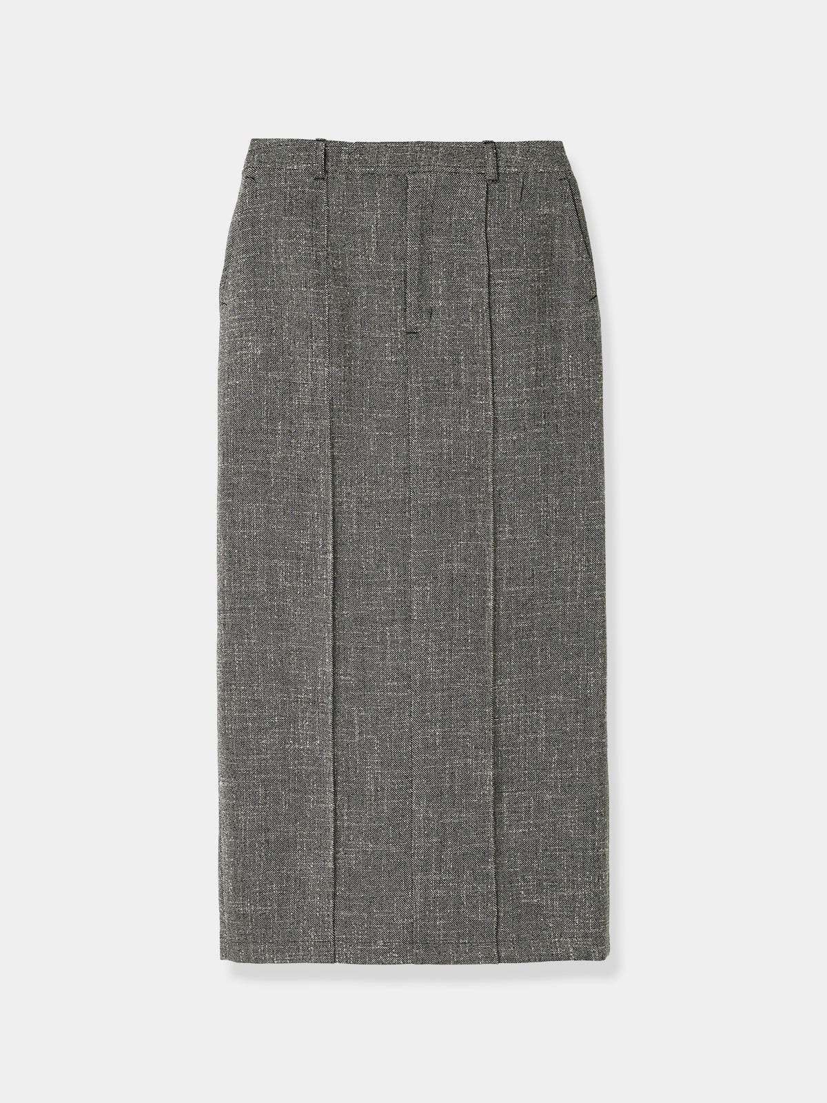 Front Pin-tuck Pencil Skirt