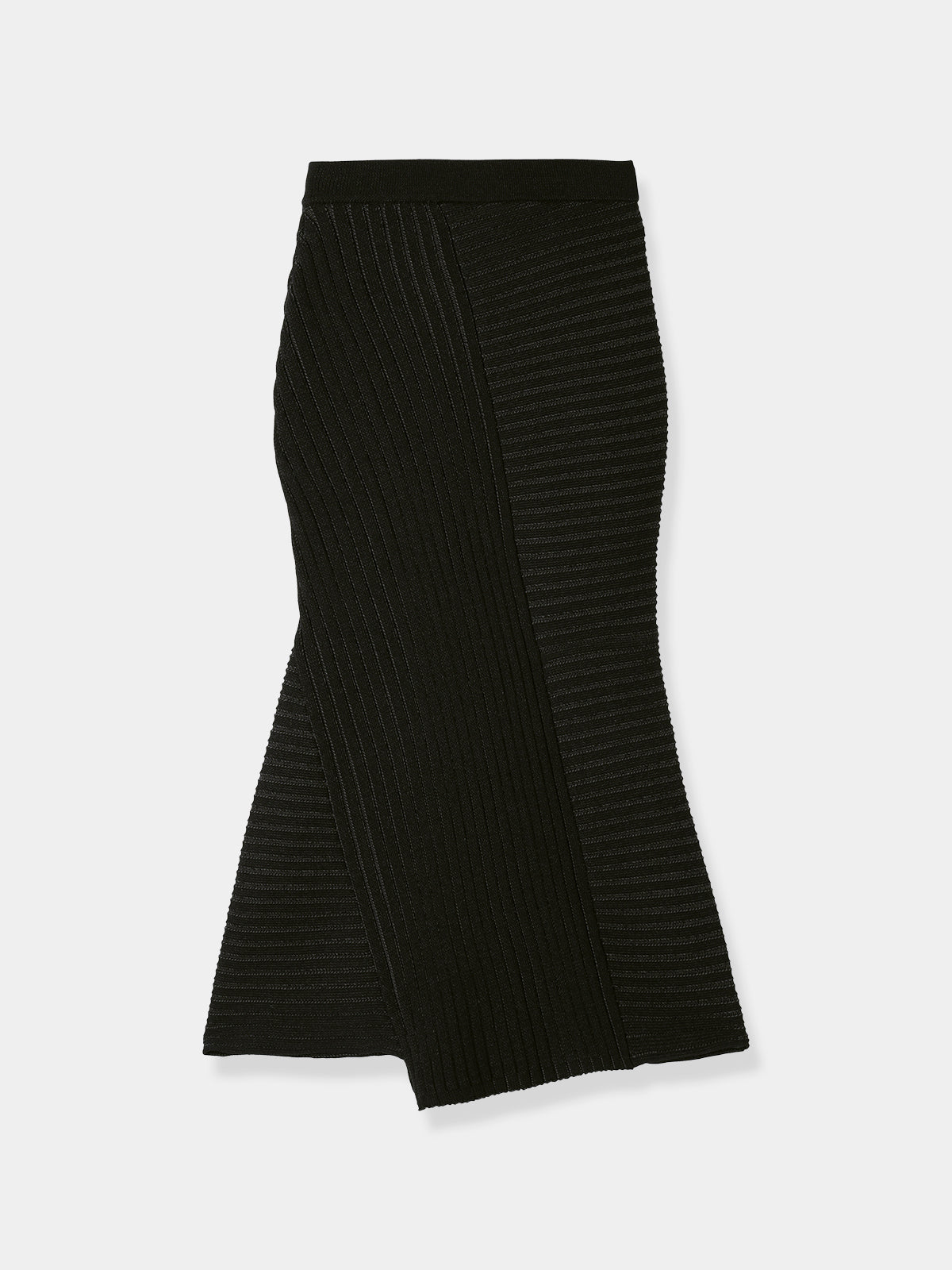 Panel Rib Knit Skirt