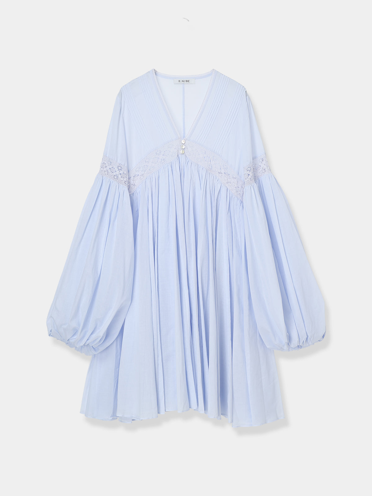 Yoke Lace Volume Dress