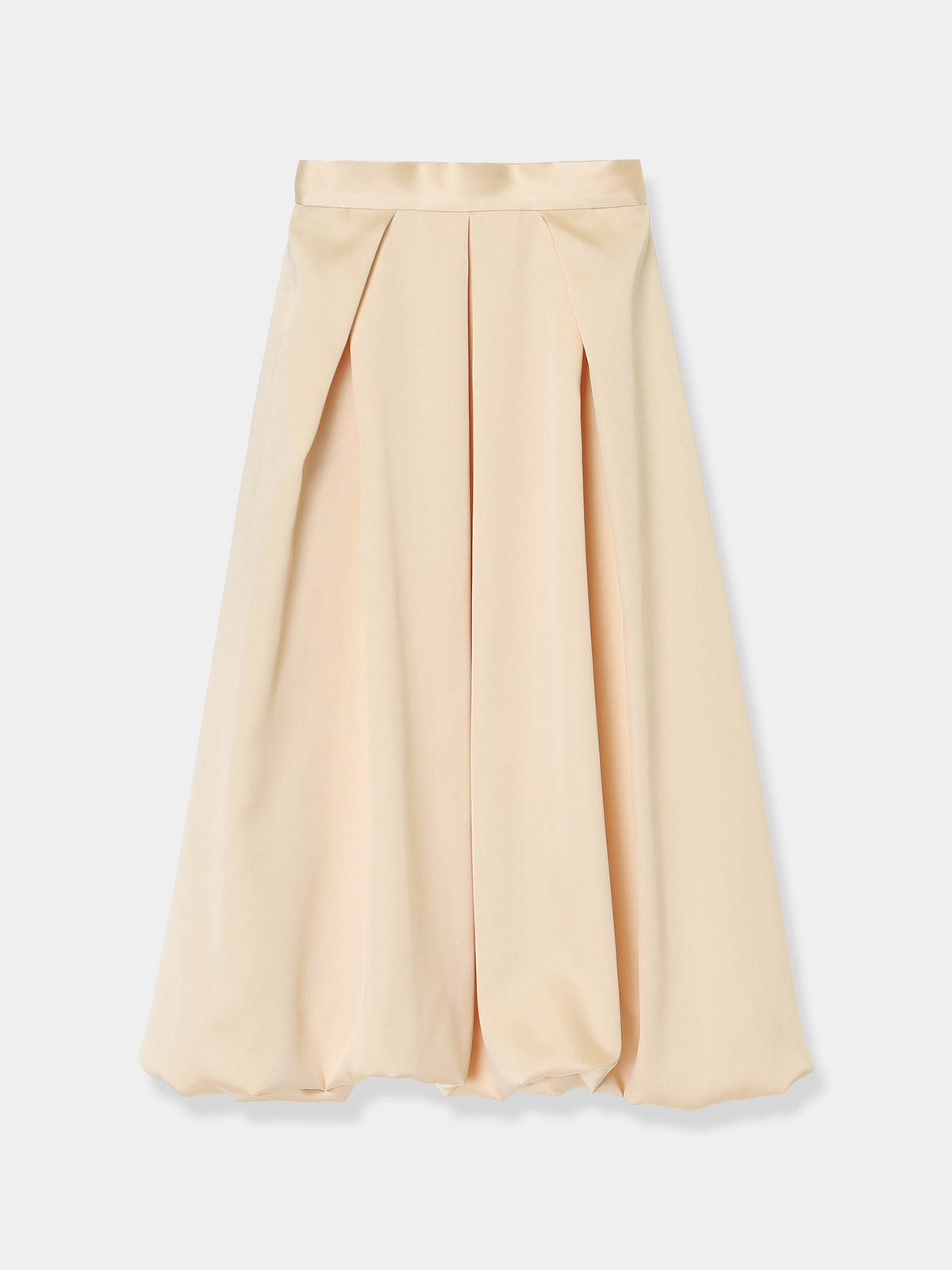 スカート laubeblanc Arc Tuck Balloon Skirt Ecru S Arc Tuck Balloon Skirt – L'AUBE BLANC