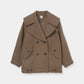 Signature Wide Lapel Mid Coat