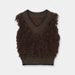Fringe Knit Vest