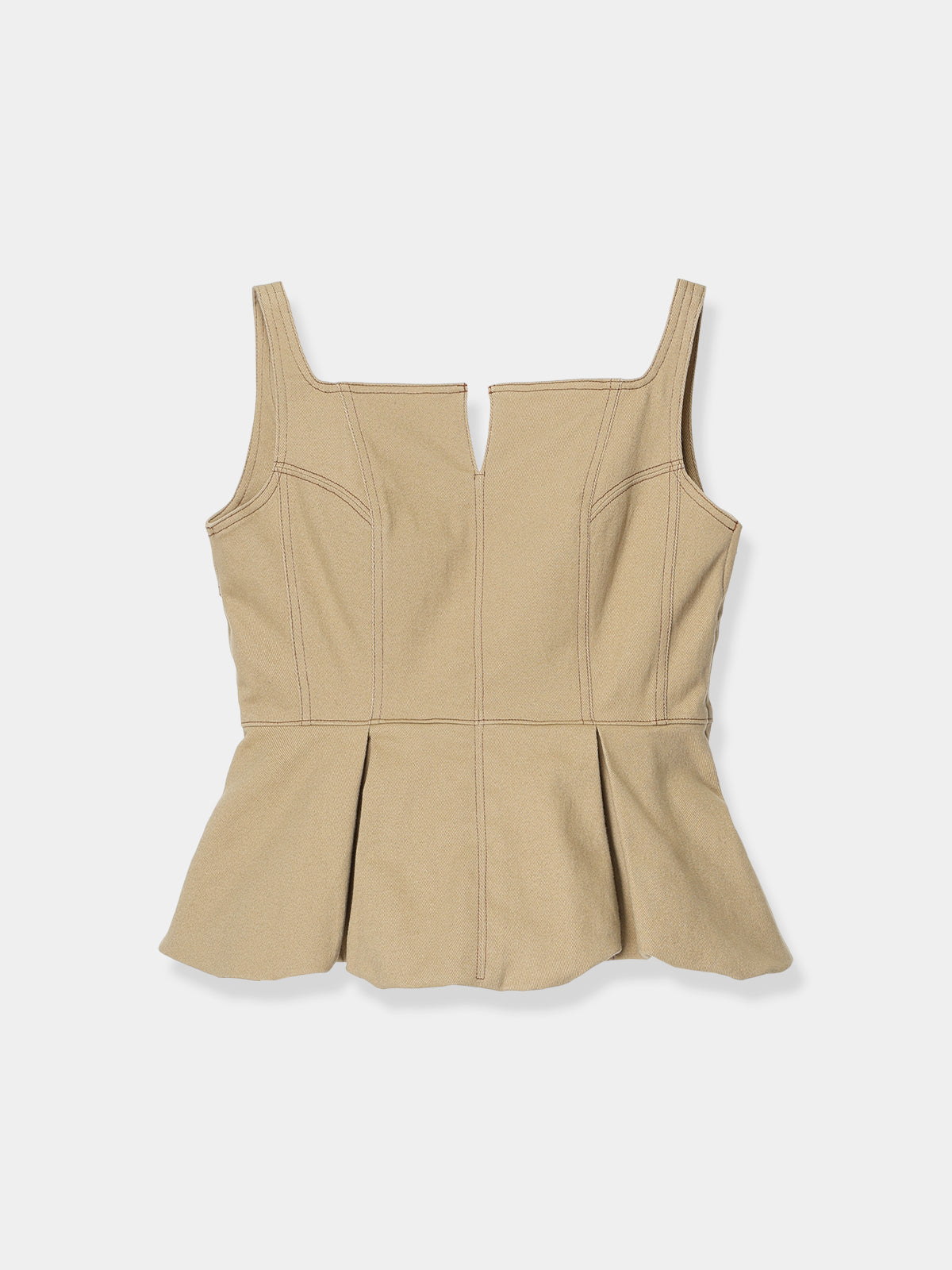 Sculpted Peplum Balloon Top/ Polka dot