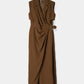 【再入荷】Side-buckle Drape Dress