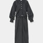 Belted Wool Shirt Dress