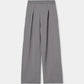 Structured Tuck Wide Pants