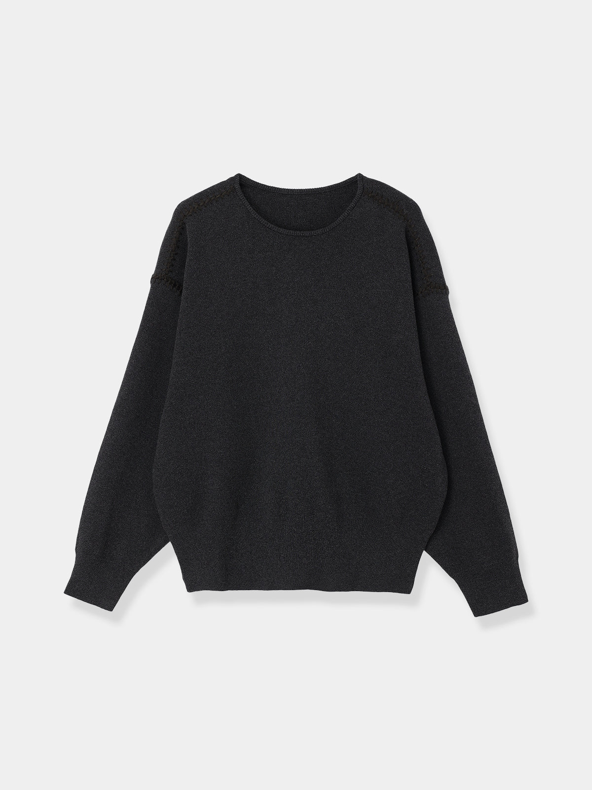 Contrast Stitch Oversized Knit